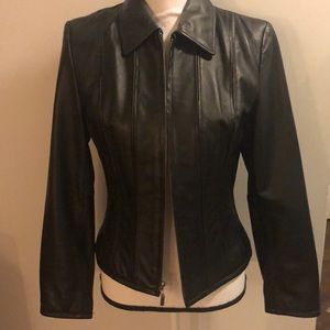 Genuine Leather Jacket by Moda International